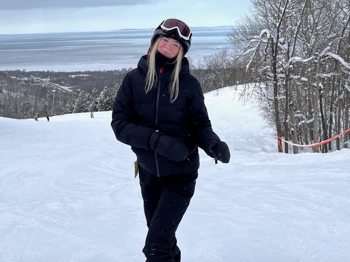  Jessica Thomas took the opportunity to move to Whistler, B.C. in the fall of 2020 to work in one of the resort hotels and do some snowboarding.