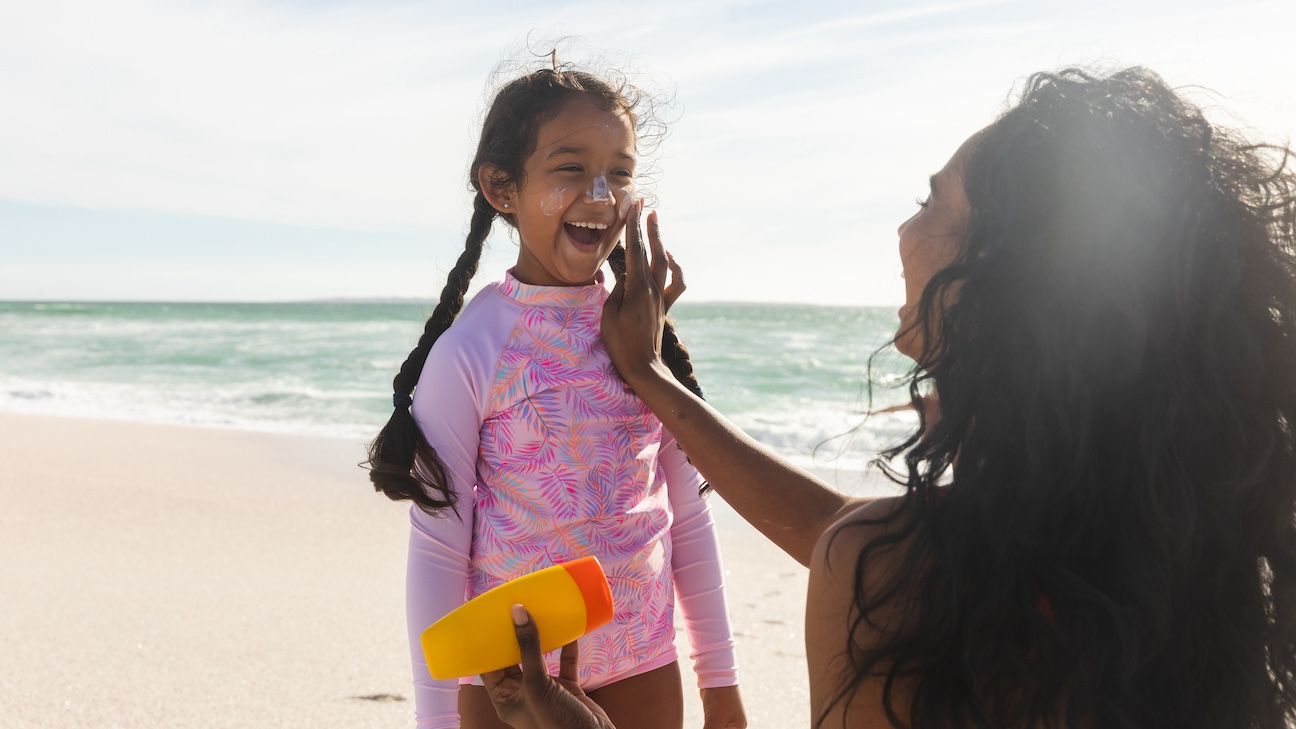 Reach for a broad-spectrum sunscreen every day to protect your body from harmful UVA and UVB rays that can damage and age skin.