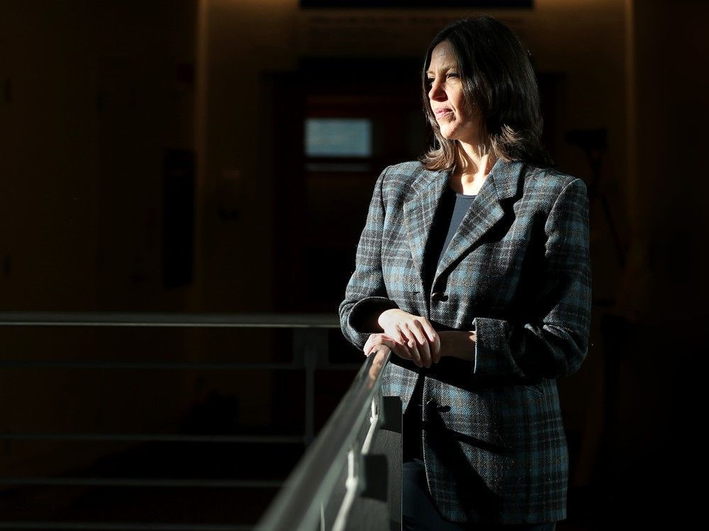 dr. vera etches at ottawa city hall after saying a formal farewell at council as she leaves her job as the head of ottawa public health to take over as ceo of cheo.