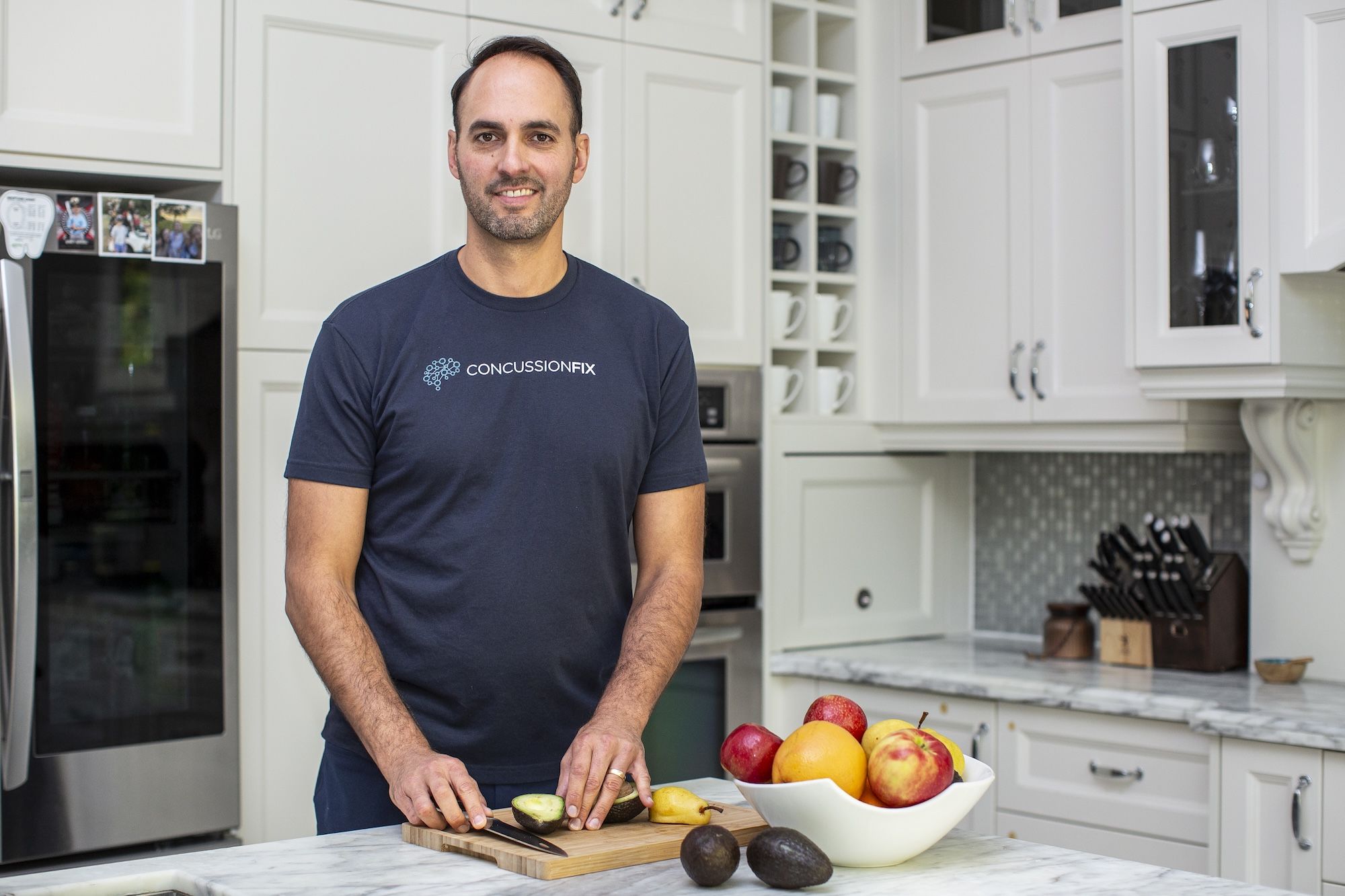  dr. paul hrkal cites the mediterranean diet as a good option for post-concussion patients, as it’s been shown to lower inflammation. supplied