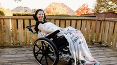 “Before ALS I loved to sing all the time,” says Ana Arroyo, an Ontario mom of two. “Now that I am unable to sing out loud, I just sing in my mind.”