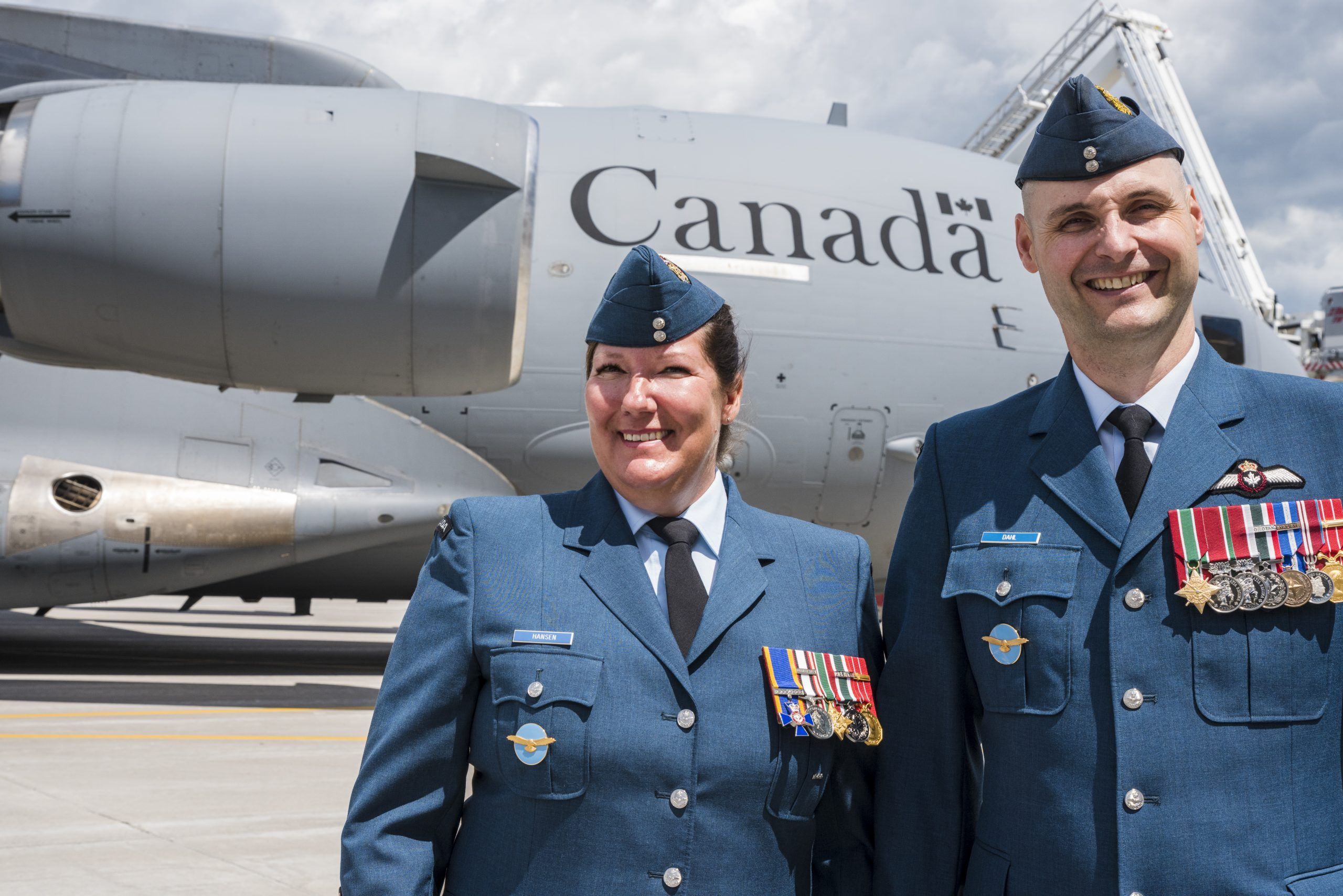 CFB Trenton new Wing Commander and Wing Chief Warrant Officer