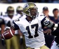 Khari Jones during his playing days with the Blue Bombers