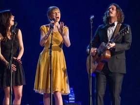 Taylor Swift (centre) has released Safe and Sound with The Civil Wars