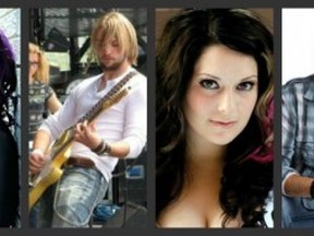 Codie Prevost (left), Amy Nelson, Steve Gibson, Samara Yung, Donny Parenteau and Catherine Lewans all have multiple nominations for the 2012 SCMA Awards.