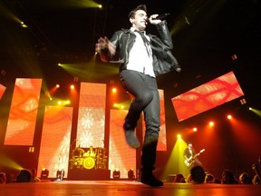 Jacob Hoggard and Hedley had an entertaining show at the Brandt Centre on Sunday night. Michael Bell/Regina Leader-Post