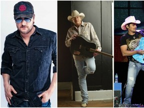 Eric Church (left), Alan Jackson and Brad Paisley are the headliners for the 2012 Craven Country Jamboree