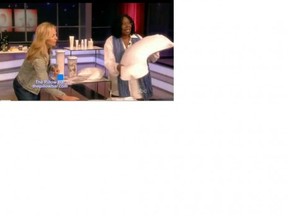 Whoopi Goldberg featured the Dr. Mary Side Sleeper pillow on The View as one of Whoopi's Favourite Things