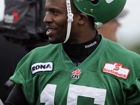 Lance Frazier was among the Riders released on Sunday (BRYAN SCHLOSSER/ Regina Leader-Post.)