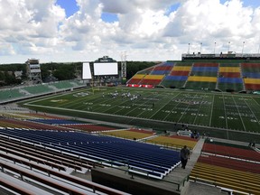 There is a new look to Mosaic Stadium in 2012 (BRYAN SCHLOSSER/ Regina Leader-Post.)