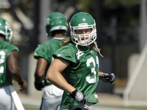 Sam Hurl is looking forward to making his home-town debut Thursday in Calgary with the Roughriders (TROY FLEECE / Regina Leader-Post)