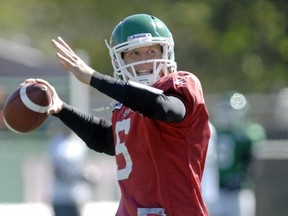 Drew Willy is to make his first professional start on Sunday against the Alouettes (Troy Fleece / Leader-Post)