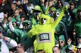 The Riders fans were in fine form for Saturday's 37-20 loss to the Eskimos at Commonwealth Stadium (THE CANADIAN PRESS/Ian Jackson)