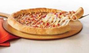 Pizzza Hut's new Hot Dog Stuffed  Crust Pizza