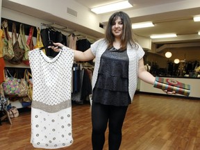 Polka Dot Door Designer  Collections owner Shefali Mattoo sells her own creations, as well as designs by other Saskatchewan designers. DON HEALY/Leader-Post