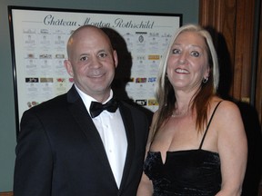 Mike and Alison Smith at The George Reed Foundation Mosaic Gala on Sunday. MICHAEL BELL/Leader-Post