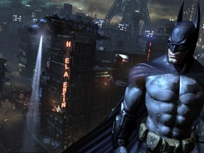 A screenshot from Batman: Arkham City