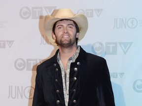 Dean Brody wore English Laundry on the Junos red carpet Sunday night. DON HEALY/Leader-Post