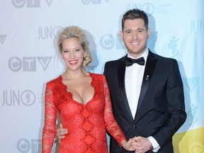 Junos host Michael Buble and his wife Luisana Lopilato were stunning on the Junos red carpet in Regina. DON HEALY/Leader-Post