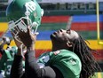 Eddie Russ was among the Riders' cuts on Saturday (Leader-Post files)