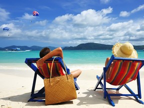 Wouldn't a beach vacation escape be nice right about now? A Scotiabank poll reveals that's what most Canadians are thinking. SCOTIABANK photo