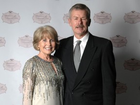 Marla and Bill Preston pose at the Bowties and Sweethearts gala, a fundraiser for the Leader-Post Christmas Cheer Fund, held at the Hotel Saskatchewan on Saturday, Feb. 8. MICHAEL BELL/Regina Leader-Post)