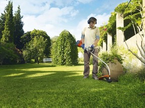 Start spring cleaning  your lawn and garden when the snow has melted and the soil dries up a bit. HUSQVARNA  photo