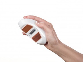 The Menopod cooling device resembles a computer mouse. MENOPOD photo