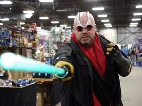 REGINA, SASK - May 3, 2014  -  A Jedi knight poses at Fan Expo held at Evraz Place in Regina, Sask. on Saturday May 3, 2014. (Michael Bell/Regina Leader-Post)