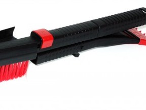 A good snow brush, like this  Oskar Fold Up Snow Brush, is an absolute must-have when driving in the winter. OSKAR photo