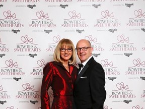 Irene Seiberling and Marlon Marshall at the Bowties & Sweethearts Gala at the Hotel Saskatchewan in Regina on Feb. 7, 2015. CHRIS GRAHAM photo