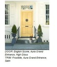 Benjamin Moore's new enamel coating for doors and trim helps you create a luxurious entryway -- to make a good first impression BENJAMIN MOORE photo
