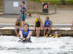 Every year on Camp Day, Tim Hortons restaurant owners donate 100 per cent of proceeds from coffee sales to the Tim Horton Children’s Foundation (THCF) to send thousands of kids from economically disadvantaged backgrounds on an unforgettable camp adventure. TIM HORTONS photo