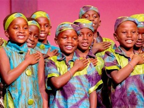 The African Children's Choir is playing in Regina at the West Hill Baptist Church on Sept. 16/15.