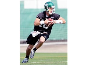 Brett Smith is to start at quarterback for the Roughriders on Sunday against Winnipeg (Bryan Schlosser/Leader-Post files)
