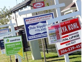 Calgary, Edmonton, Saskatoon and Regina are all seeing home sales in August below a year ago, according to the Canadian Real Estate Association.