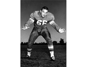 Canadian Football Hall of Famer Al Benecick, who died Tuesday, was a Saskatchewan Roughriders offensive lineman from 1959 to 1968. 
  
 Leader-Post files