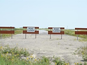 Centre Road just west of Pinkie Road shows the West Regina Bypass work. (DON HEALY/Leader-Post)