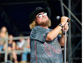 Colt Ford performs at the Craven Country Jamboree on Sunday July 12, 2015.
