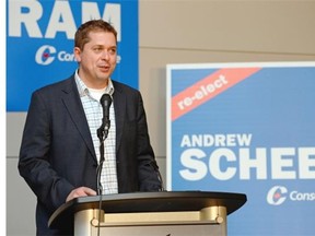 Conservative Andrew Scheer won his seat of Regina-Qu’Appelle in Regina on Monday.
