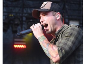 CRAVEN, SK: JULY 10, 2015 --  Dallas Smith on the main stage during the 2015 Craven Country Jamboree on July 10, 2015. (DON HEALY/Regina, Leader-Post) (Story by Emma Graney) (NEWS