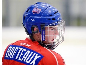 Dawson Barteaux at the Pats Spring camp held at the Co-operators Centre in Regina on Sunday May 31, 2015.