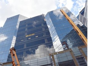 The downtown office vacancy rate is expected to remain on par with last year at just over 11 per cent, despite the addition of 160,000 square feet of space with the completion of Agriculture Place this fall, according to Avison Young Commercial Real Estate.  (DON HEALY/Regina Leader-Post)