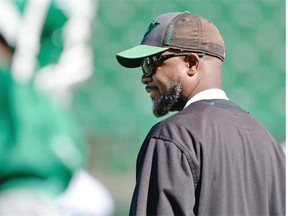 Bob Dyce is putting in long hours as the interim head coach of the Roughriders (TROY FLEECE/Regina Leader-Post)