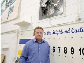 General manager Travis Netterfield in the Highland Curling Club. The organization was one of a handful that requested a tax exemption from the city on June 2, 2015. BRYAN SCHLOSSER/Leader-Post.