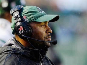 Head coach Corey Chamblin and the Roughriders are looking for answers after beginning the 2015 season with four consecutive losses. 
  
 Troy Fleece/Leader-Post