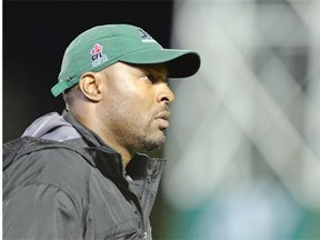 Head coach Corey Chamblin and the Saskatchewan Roughriders are looking for answers following an 0-4 start. 
  
 Troy Fleece/Leader-Post files