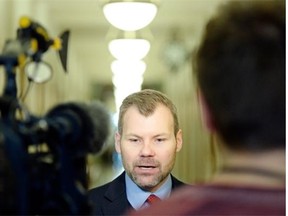 Health Minister Dustin Duncan says government is considering letting patients choose in which jurisdiction they get medical care not offered in Saskatchewan, then reimbursing them. TROY FLEECE / Regina Leader-Post