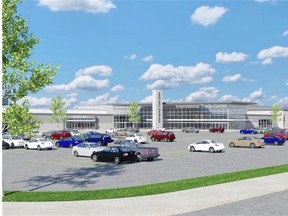 International Trade Centre artist’s rendering provide by  Liquid Light 3D Graphics. TROY FLEECE / Regina Leader-Post