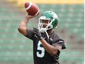 Kevin Glenn is the Riders’ starting quarterback against the Argonauts (TROY FLEECE / Regina Leader-Post)